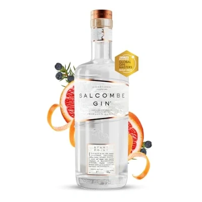 Image of Salcombe Gin ‘Start Point’ 70cl 44% ABV British Coastal Classic London Dry Fresh Citrus, Grapefruit Vegan 1% Donated to the Oceans Distilled in