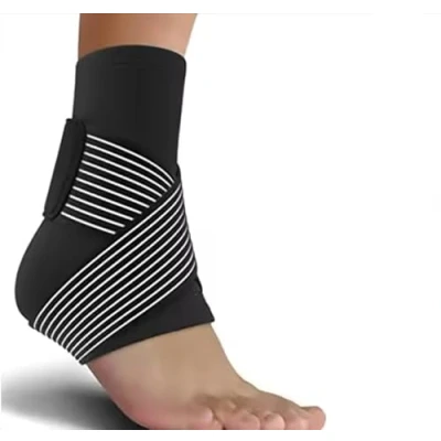 Image of Athenix Medical Ankle Brace for Sprained Ankle, Plantar Fasciitis Relief, Achilles Tendonitis Brace, Support Women &amp; Men with Strap, Heel Protector Wrap Pain Compression (S)