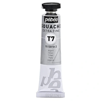 Image of Pébéo Paint Gouache 20 ml Tube Silver
