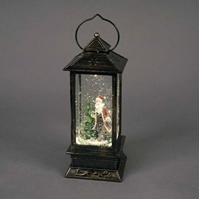 Image of Snowtime 28cm Illuminated Water Lantern with Yellow LEDs