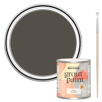 Image of Rust Oleum Brown Ultra Durable Grout Paint Fallow 250ml