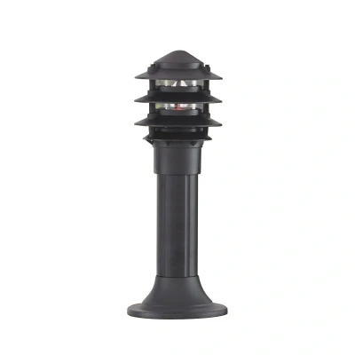 Image of Searchlight Pagoda pillar light, aluminium, IP44