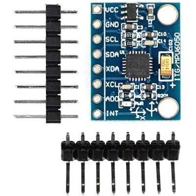 Image of Paradisetronic.com MPU 6050 Module, 3 axis Gyroscope and Accelerometer/Acceleration Sensor/Tilt Sensor, I2C, e.g. for Arduino, Genuino, Raspberry Pi