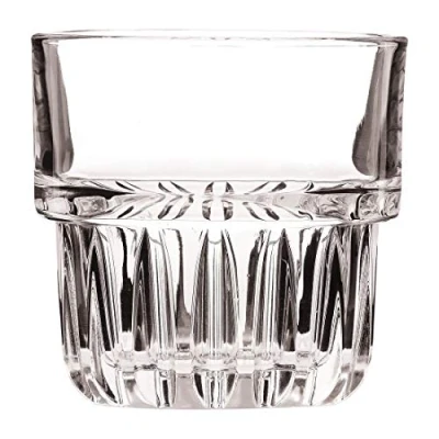Image of Libbey Everest Double Old Fashioned Glasses 12oz / 350ml Set of 12 Vintage Toughened Whisky