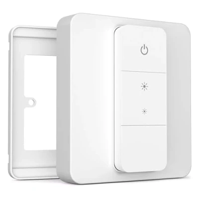 Image of IYOKI® Standard Switch Cover for Philips Hue Dimmer V2, Compatible with Cover, Remote Light Plate Adapter, 1 Gang (2 Pack)