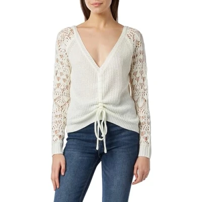 Image of caneva Women&#039;s Knitted Jumper, White, XS/S