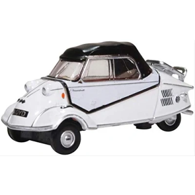 Image of Oxford Diecast 76MBC005 Messerschmitt Bubble Car Polar White OO Gauge