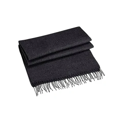 Image of Beechfield B500 Classic Woven Scarf Charcoal