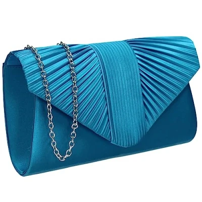 Image of SwankySwans Women&#039;s Sophie Clutch Bag, Blue