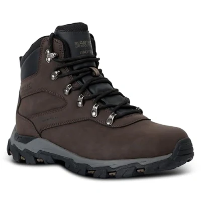 Image of Regatta Men&#039;s Breathable Holcombe Classic Walking Boots Peat, Size: UK 6.5