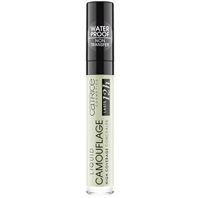 Image of Catrice Liquid Camouflage High Coverage Concealer, No. 200 Anti Red, Green, for Combination Skin, Dry Blemished Long Lasting, Vegan, Oil Free, Waterproof (5 ml)