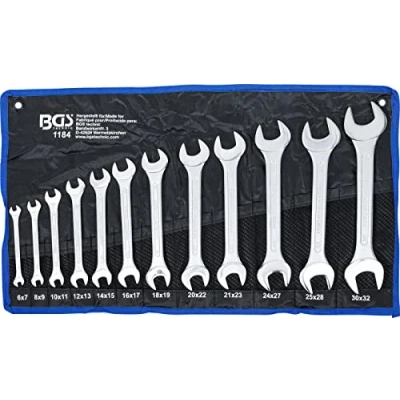 Image of BGS 1184 Double Open End Spanner Set 6 x 7 30 32 mm 12 pcs.