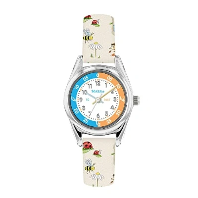 Image of Tikkers RSPB x Wild Things Printed Strap Kids Time Teacher Watch