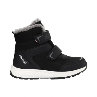 Image of Viking Equip WARM WP Unisex Winter boots for kids, Size: 7K, Black/grey Textile/synthetics