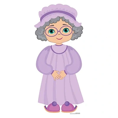 Image of Grandmother Little Red Riding Hood Fairy Tales Star Mini Cardboard Cutout 94cm