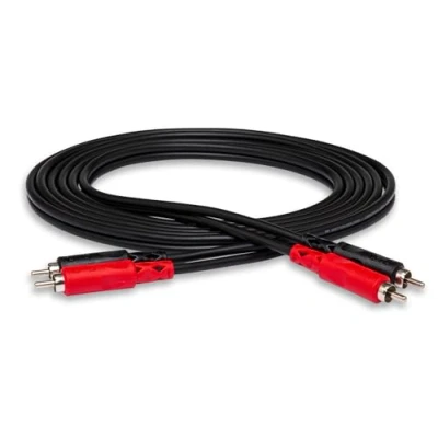 Image of Hosa CRA 204 Dual RCA to Stereo Interconnect Cable, 13.1 feet