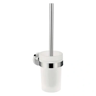 Image of hansgrohe 41722000 Logis Universal Toilet Brush with Holder Bathroom Accessories, Chrome