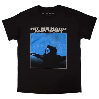 Image of Rock Off officially licensed products Billie Eilish Hit Me Hard and Soft Tracklist T Shirt XXL Black