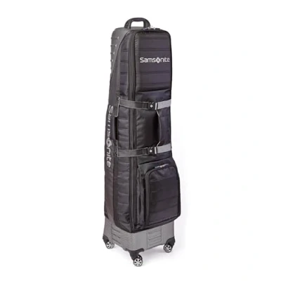 Image of Samsonite Unisex &quot;the Protector&quot; Hard and Soft Golf Travel Cover, Black, One Size UK