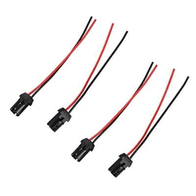 Image of Fegtrtyoa 4X T10 W5W Auto Light Bulb Socket Lamp Holder Connector Extension