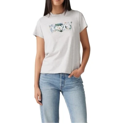 Image of Levi&#039;s THE Perfect Print Tshirt, Women&#039;s, Size: Small, Coloring book daisy