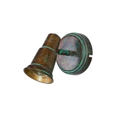 Image of Lindby Antique looking spotlight Arielle, verdigris look