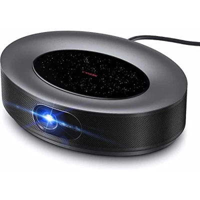 Image of 4K Projector, Anker Nebula Cosmos Max UHD TV Home Theater, Native Projector with 1500 ANSI Lumen (3800 Lumen), Android 9.0 5000+ Apps, Dolby Digital Plus, 360 of True 3D Audio (Renewed)