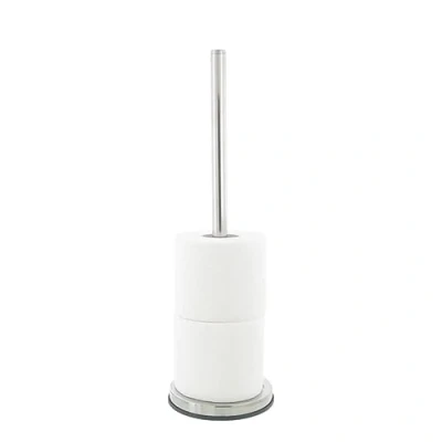 Image of Tiger Toilet Roll Stand, Stainless Steel, Chrome, 13.4 x 42.9 cm