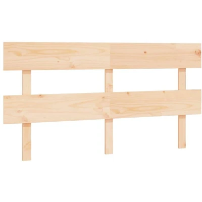 Image of vidaXL Bed Headboard 154x3x81 cm Solid Wood Pine