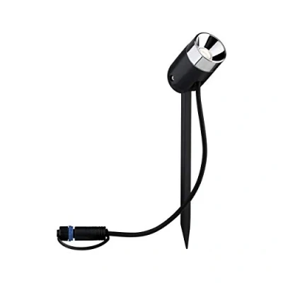 Image of Paulmann 94241 Plug &amp; Shine Pike Spotlight LED outdoor luminaire round incl. 2,2 watt dimmable anthracite plastic 3000 K warm white