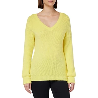 Image of Morgan Women&#039;s 222 Matild2 Pullover Sweater, Mimosa, Large
