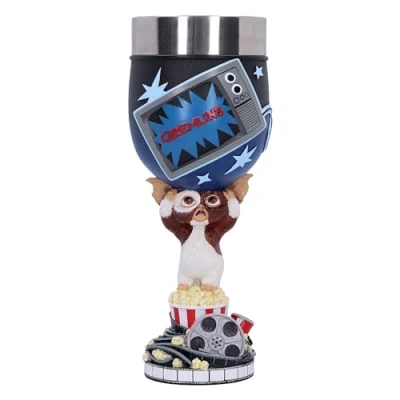 Image of Nemesis Now Gremlins Gizmo Goblet 19.5cm, Resin, Officially Licensed Merchandise, Goblet, Removable Stainless Steel Insert, Cast in the Finest Expertly Hand Painted