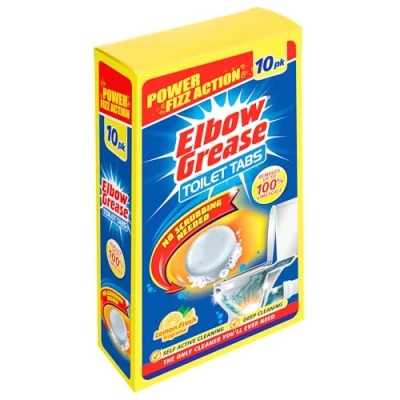 Image of Toilet Tablets 30g Lemon Pack of 10 By Elbow Grease