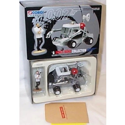 Image of Corgi james bond collection moon buggy and figure set diecast model
