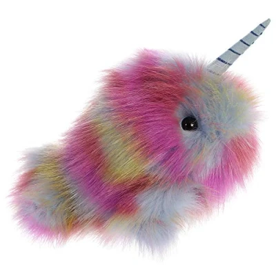 Image of Aurora, 03501, Luxe Boutique, Neptune Narwhal, 10In, Soft Toy, Pink
