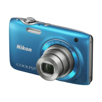 Image of Nikon COOLPIX S3100 Compact Digital Camera Blue (14MP, 5x Optical Zoom) 2.7 inch LCD (Renewed)