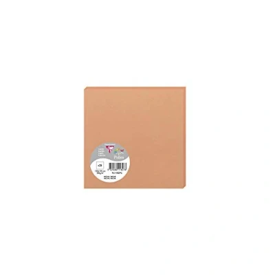 Image of Clairefontaine Ref 11827C Pollen Card (Pack of 25 Sheets) 135 x 135mm Sized, Acid Free, Inkjet &amp; Laser Compatible, Easy to Write On, 210gsm Nectar