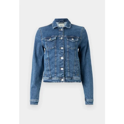 Image of ONLY Onltia Jacket denim jacket, Women&#039;s, Size: 12, Medium blue