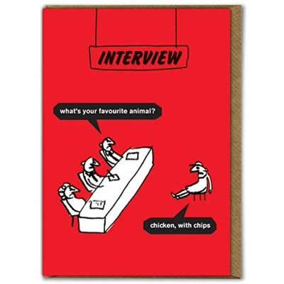 Image of Modern Toss Official Funny Birthday Card Work Office &#039;Favourite Animal&#039; Perfect for Friends Mates Him Her Boy Girlfriend Colleague Partner Sold by Brainbox Candy