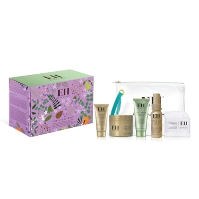 Image of Emma Hardie The Midas Edit Gift Set, Featuring 4 Luxurious Skin Care Products &amp; Cleansing Cloth, Packed in a Convenient Cosmetic Bag, Perfect as Holiday Mini Travel Beauty Natural Cruelty Free