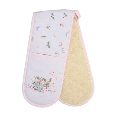 Image of Wrendale Designs Feathered Friends Double Oven Glove