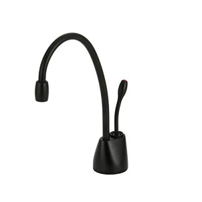 Image of InSinkErator F GN1100MBLK Contemporary Instant Hot Water Dispenser Faucet Only, Matte Black, 1.25