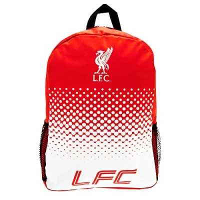Image of Liverpool FC Official Fade Crest Design Backpack (One Size) (Red/White)