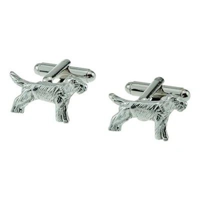 Image of Pirantin Border Terrier Dog Cufflinks