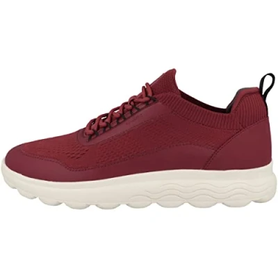 Image of Geox Men&#039;s U Spherica Sneaker, dk red, 11 UK