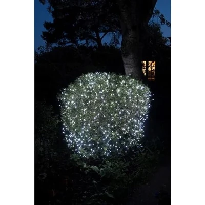 Image of Noma 200 Fit &amp; Forget Battery Operated Multi Effect Cluster Lights Timer White