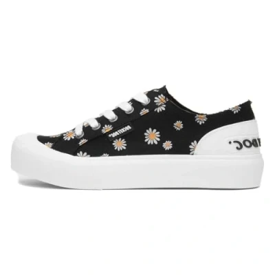 Image of Rocket Dog Women&#039;s Jazzin Plus Sneaker, Daisy Black, 3 UK