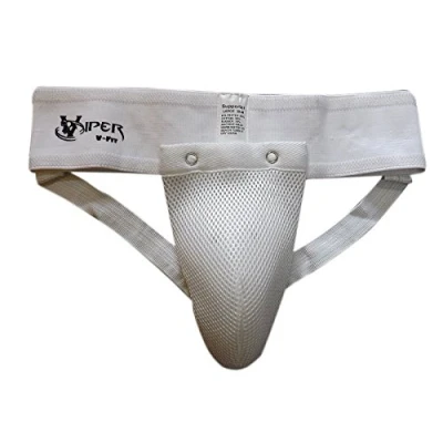 Image of VIPER Climacool Men&#039;s Elasticated Boxing Groin Guard (white, xl)