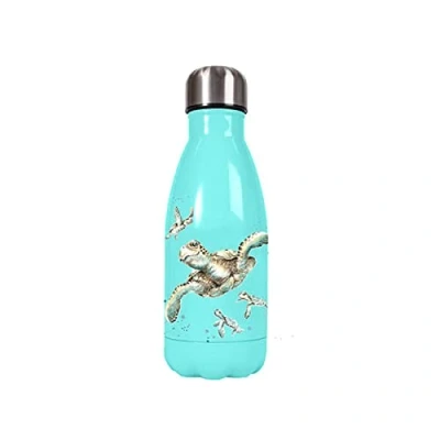 Image of Wrendale Designs &#039;Swimming School&#039; Turtle 260ml Water Bottle