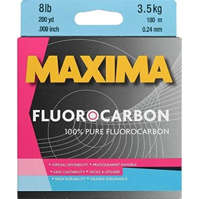 Image of Maxima 1 Shot FLUOROCARBON 6LB One, Clear, 25m